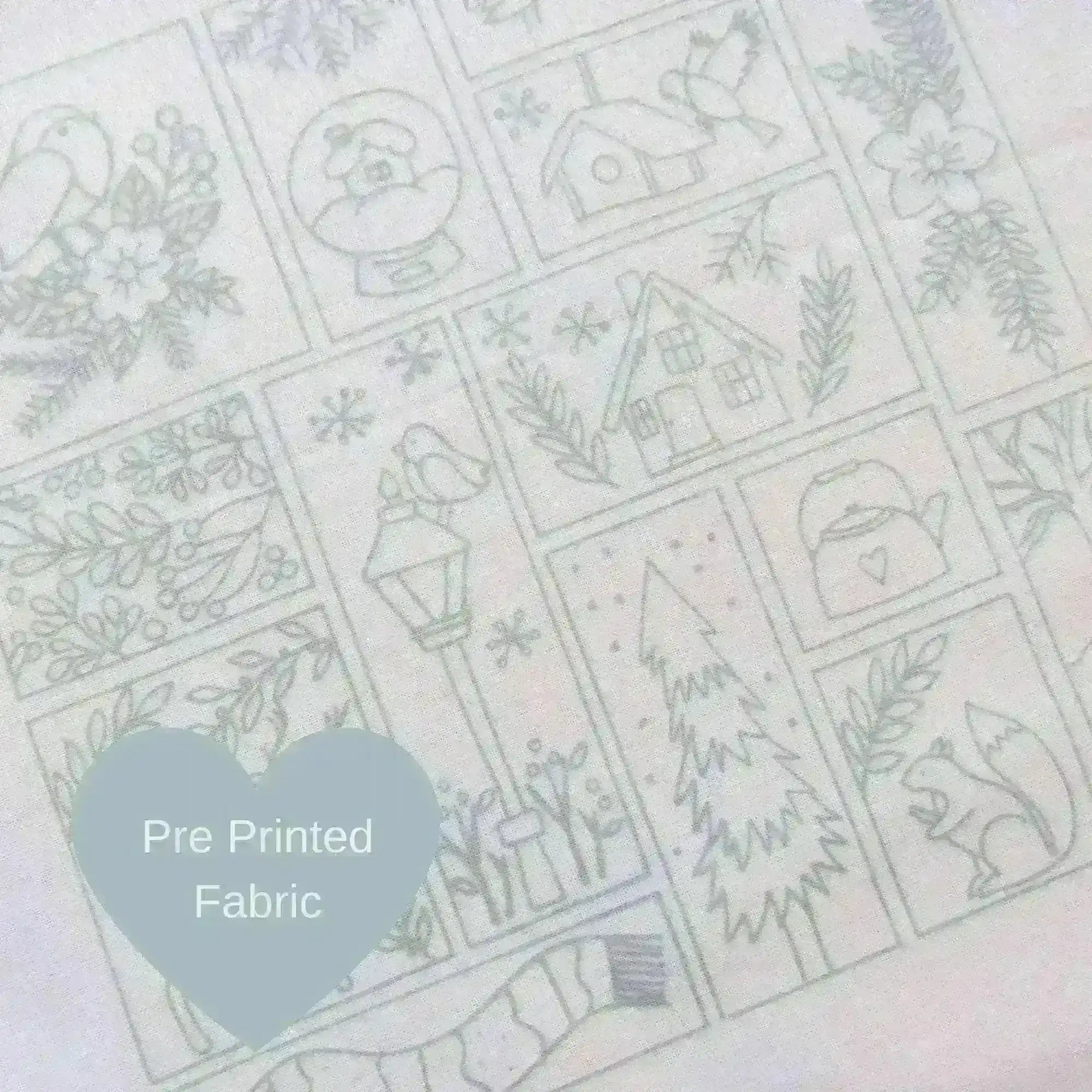 Winter Splendour Pre Printed Embroidery Fabric Panel , Pre Printed Fabric Pattern , StitchDoodles , bird embroidery, embroidery hoop kit, embroidery kit for adults, embroidery kit for beginners, embroidery kits for adults, embroidery kits for beginers, flower embroidery, hand embroidery, hand embroidery pattern, modern embroidery kits, Printed Pattern, winter embroidery , StitchDoodles , shop.stitchdoodles.com