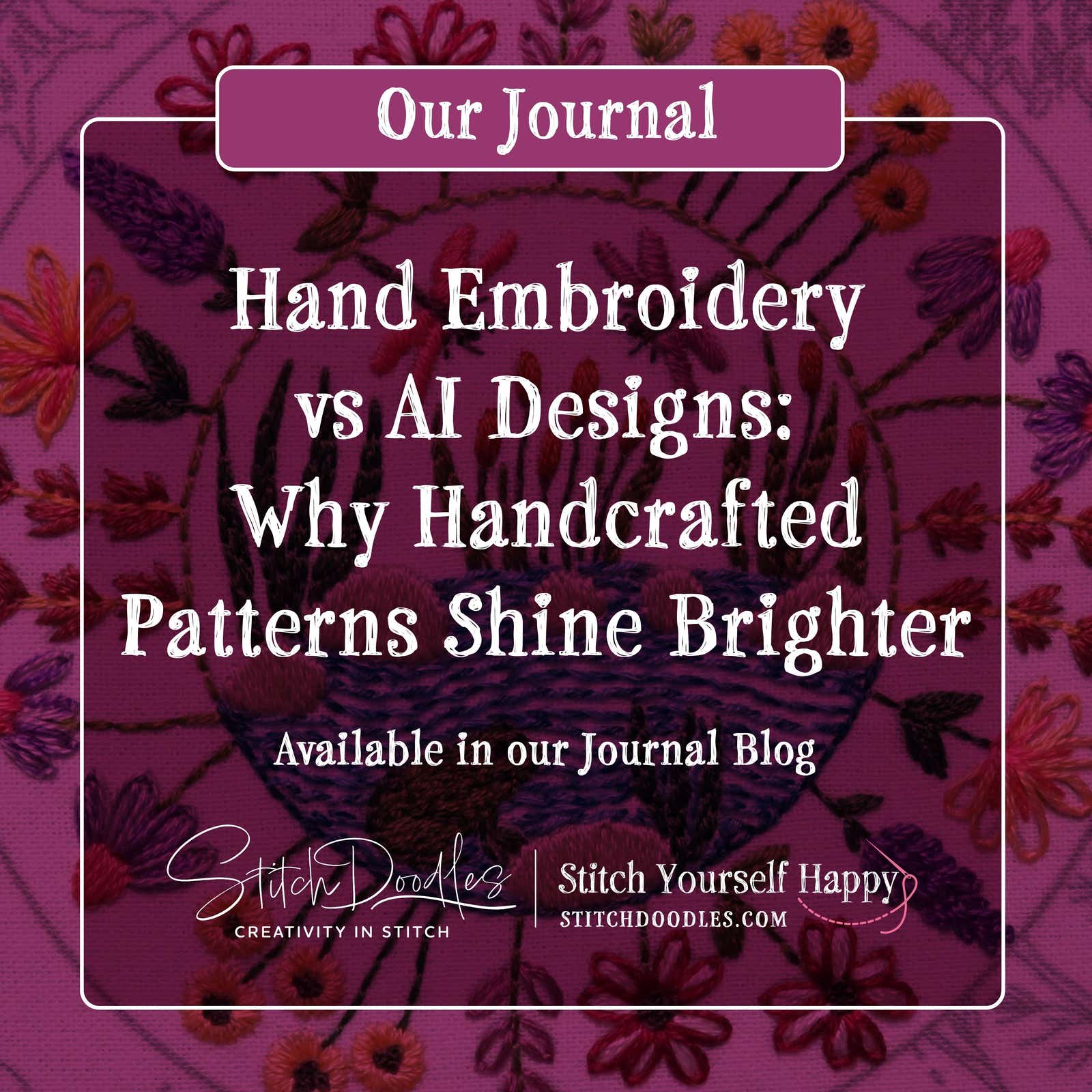 Hand Embroidery vs AI Designs: Why Handcrafted Patterns Shine Brighter