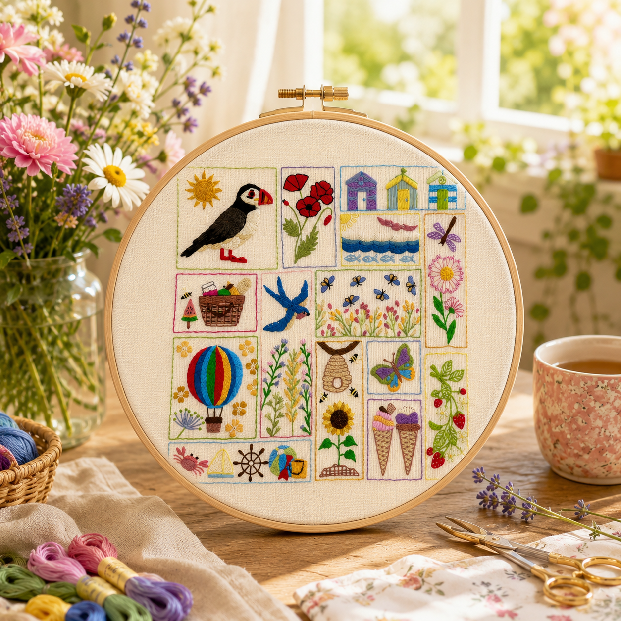 seasonal splendour seasonal hand embroidery