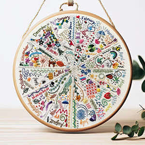 a year of stitching doodles