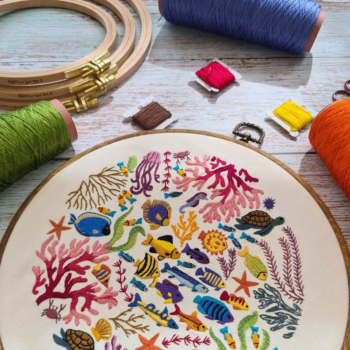 Doodle Hog Embroidery Kit for Beginners, Upcycle Your Clothes with Dissolving Design Stickers, 6 Unique Designs, Pronouns They/Them, He/Him, She/her
