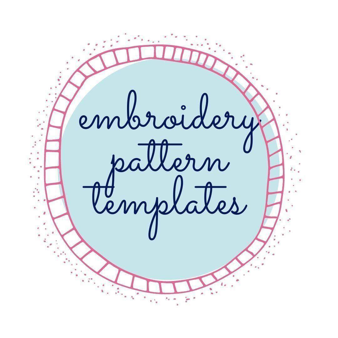 PDF Embroidery Pattern Templates – Instant PDF Download - StitchDoodles