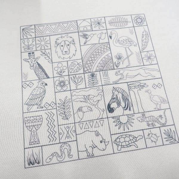 Pre Printed Embroidery Fabric