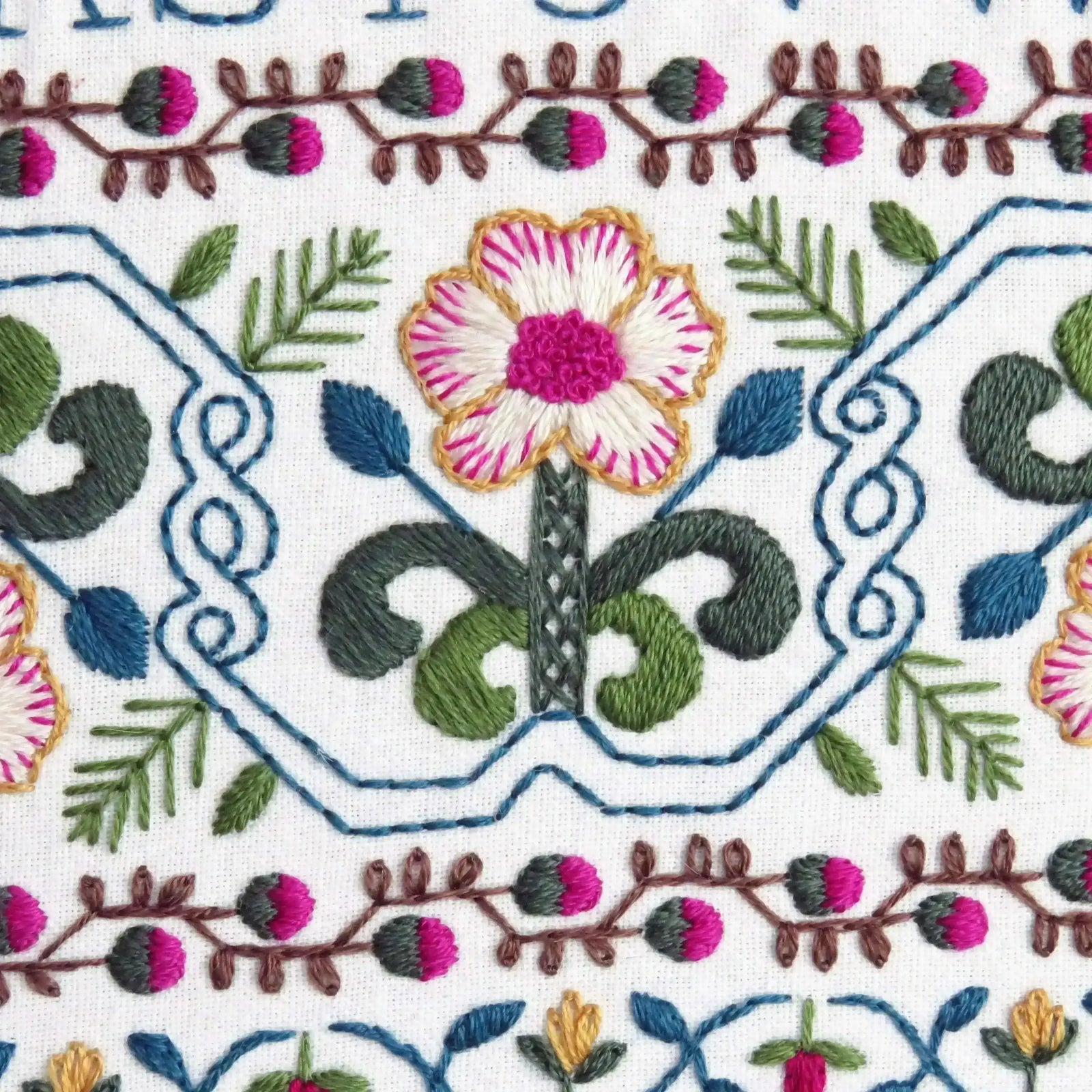 18th Century Sampler, Pre Printed Embroidery Fabric Pattern , Pre Printed Fabric Pattern , StitchDoodles , Embroidery, embroidery hoop, embroidery hoop kit, Embroidery Kit, embroidery kit for adults, embroidery kit fro beginners, embroidery pattern, hand embroidery, hand embroidery fabric, hand embroidery seat frame, modern embroidery kits, nurge embroidery hoop, PDF pattern, Printed Pattern , StitchDoodles , shop.stitchdoodles.com