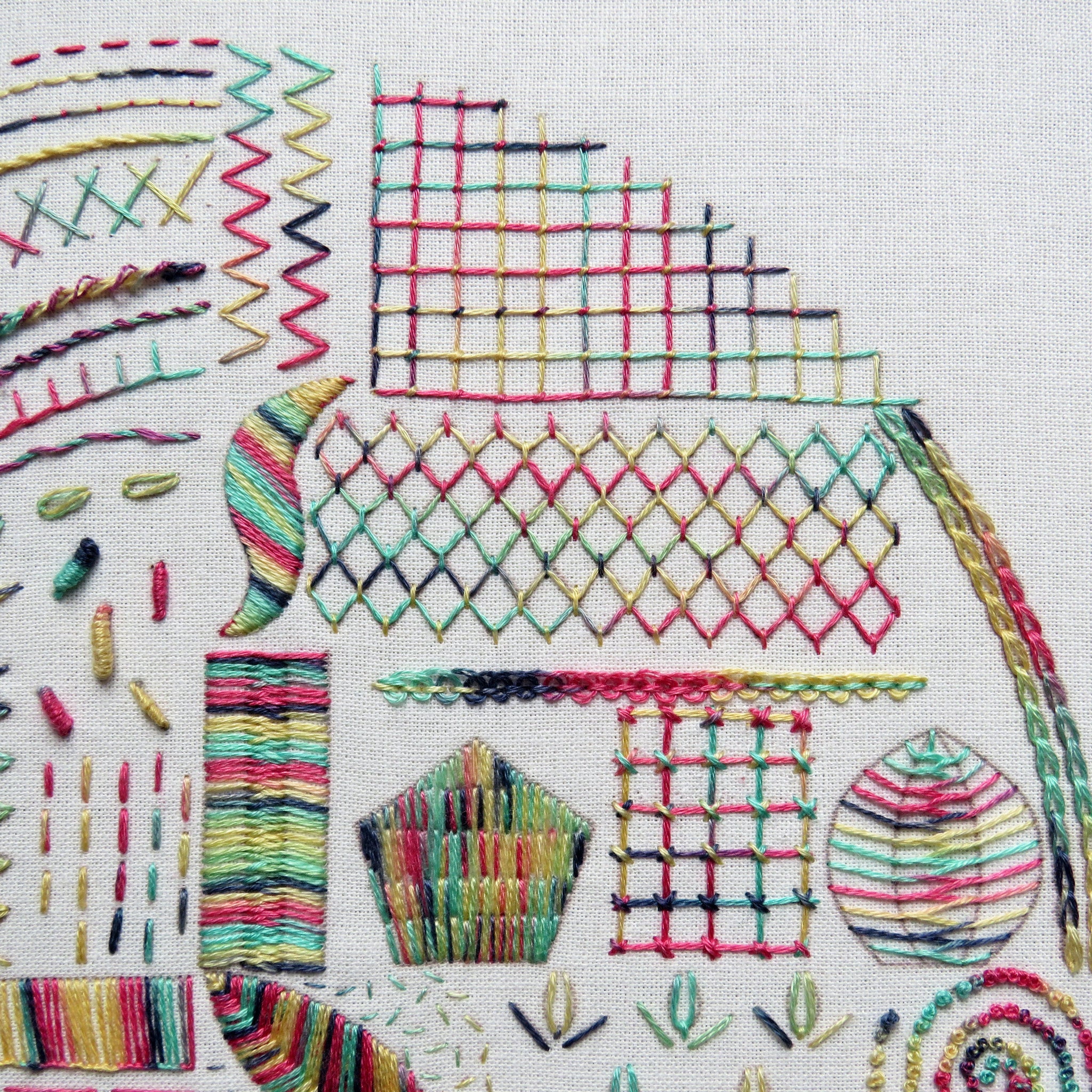 car deck sampler hand embroidery threads 