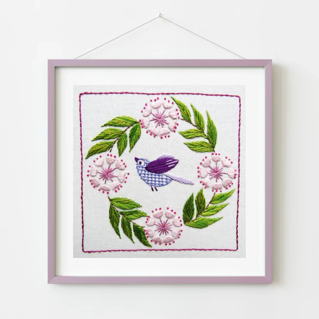 Botanical Bliss Design 12 Hand Embroidery Pattern PDF