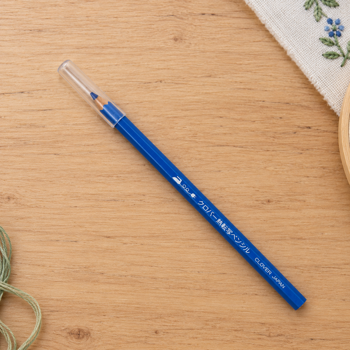 Blue transfer fabric pencil