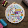 RSN Card Deck Hand Embroidery PDF Pattern Stitch Sampler
