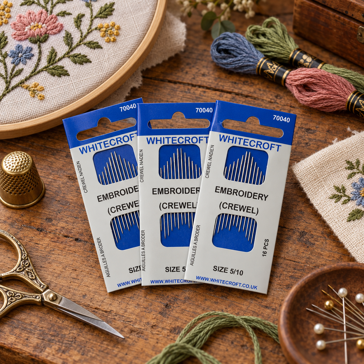 Embroidery Crewel Needles Size 5/10