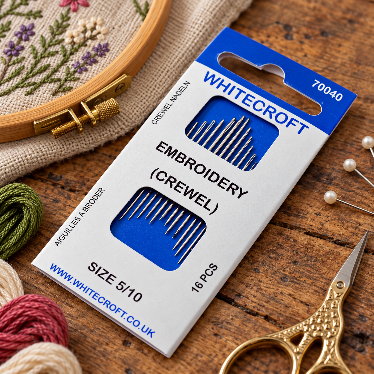 Embroidery Crewel Needles Size 5/10