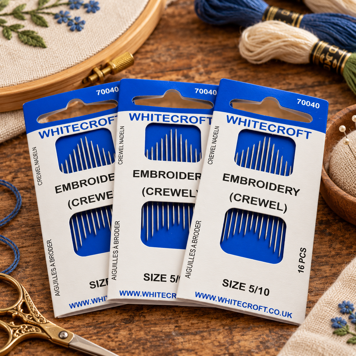 Embroidery Crewel Needles Size 5/10