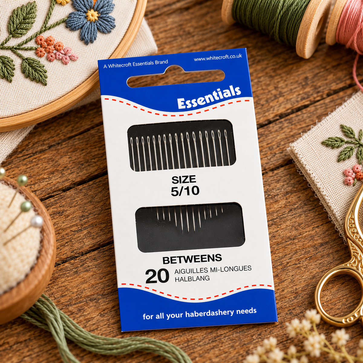 Embroidery Needles 20 size 5/10 