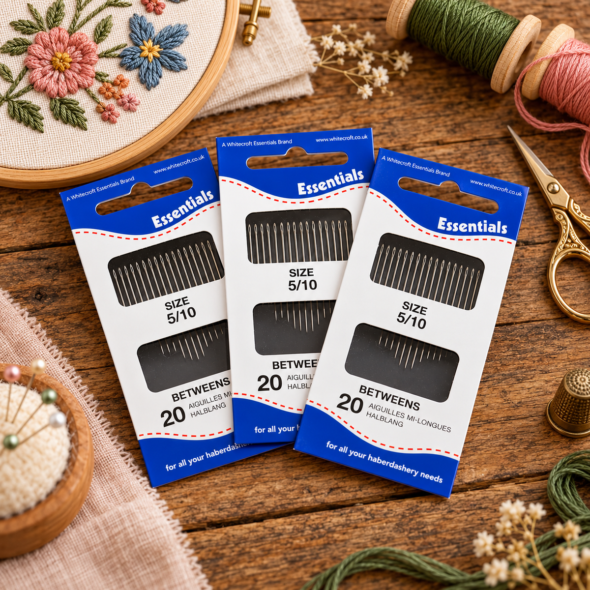 Embroidery Needles 20 size 5/10 