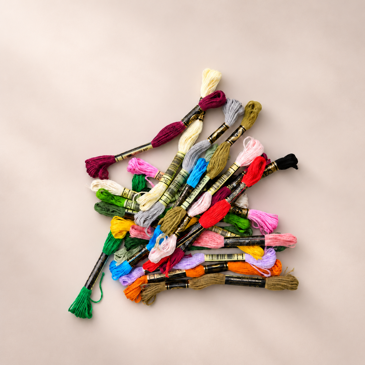 DMC Hand Embroidery Threads Mixture of Colours