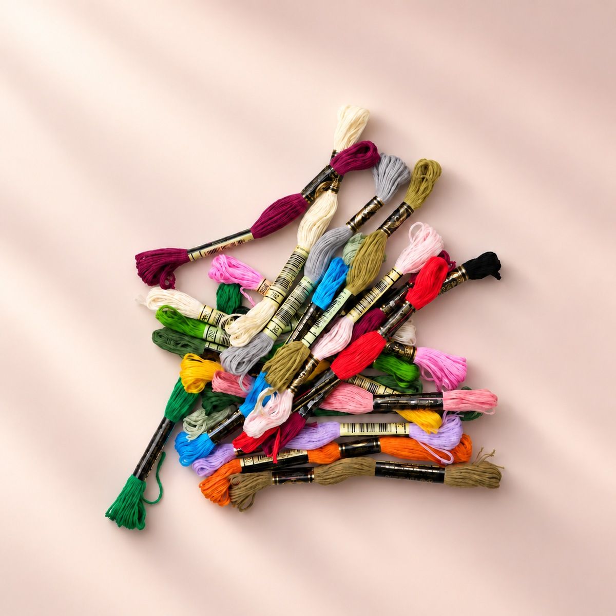 DMC Hand Embroidery Threads Mixture of Colours