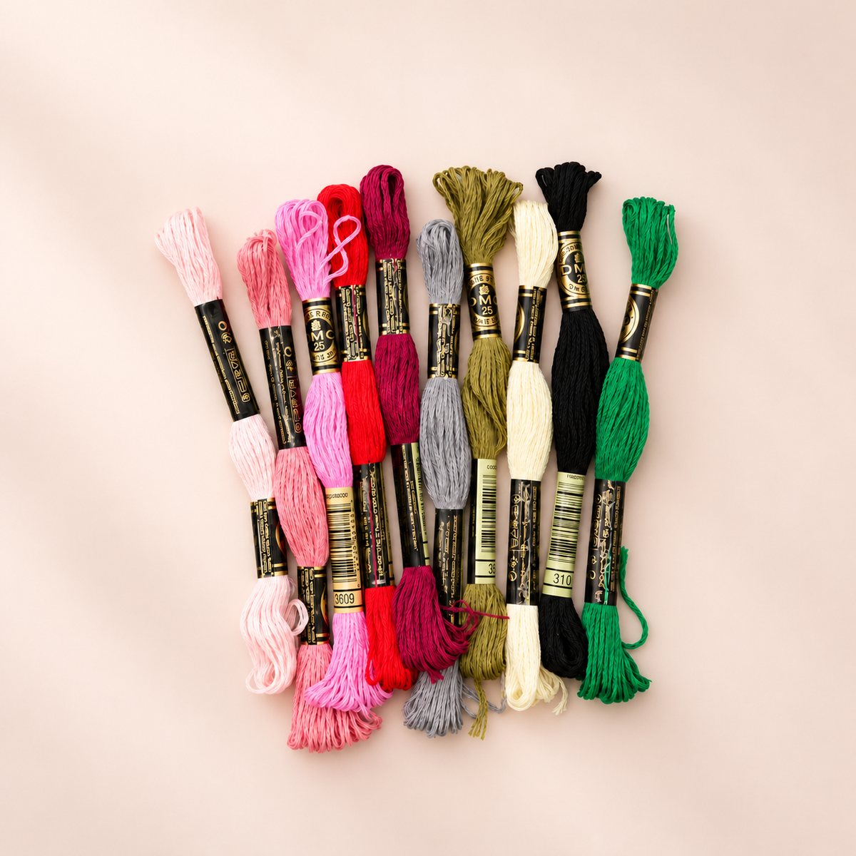 DMC Hand Embroidery Threads Mixture of Colours