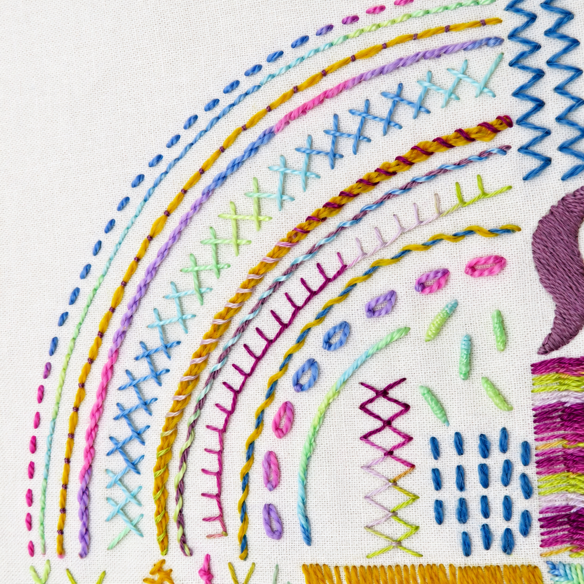 RSN Card Deck Hand Embroidery PDF Pattern Stitch Sampler