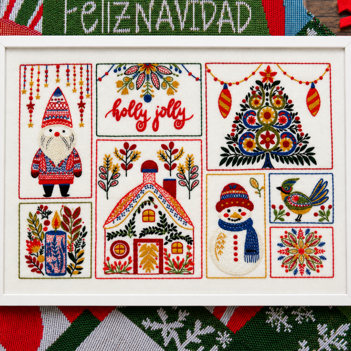 Christmas Folk Hand&nbsp;Embroidery