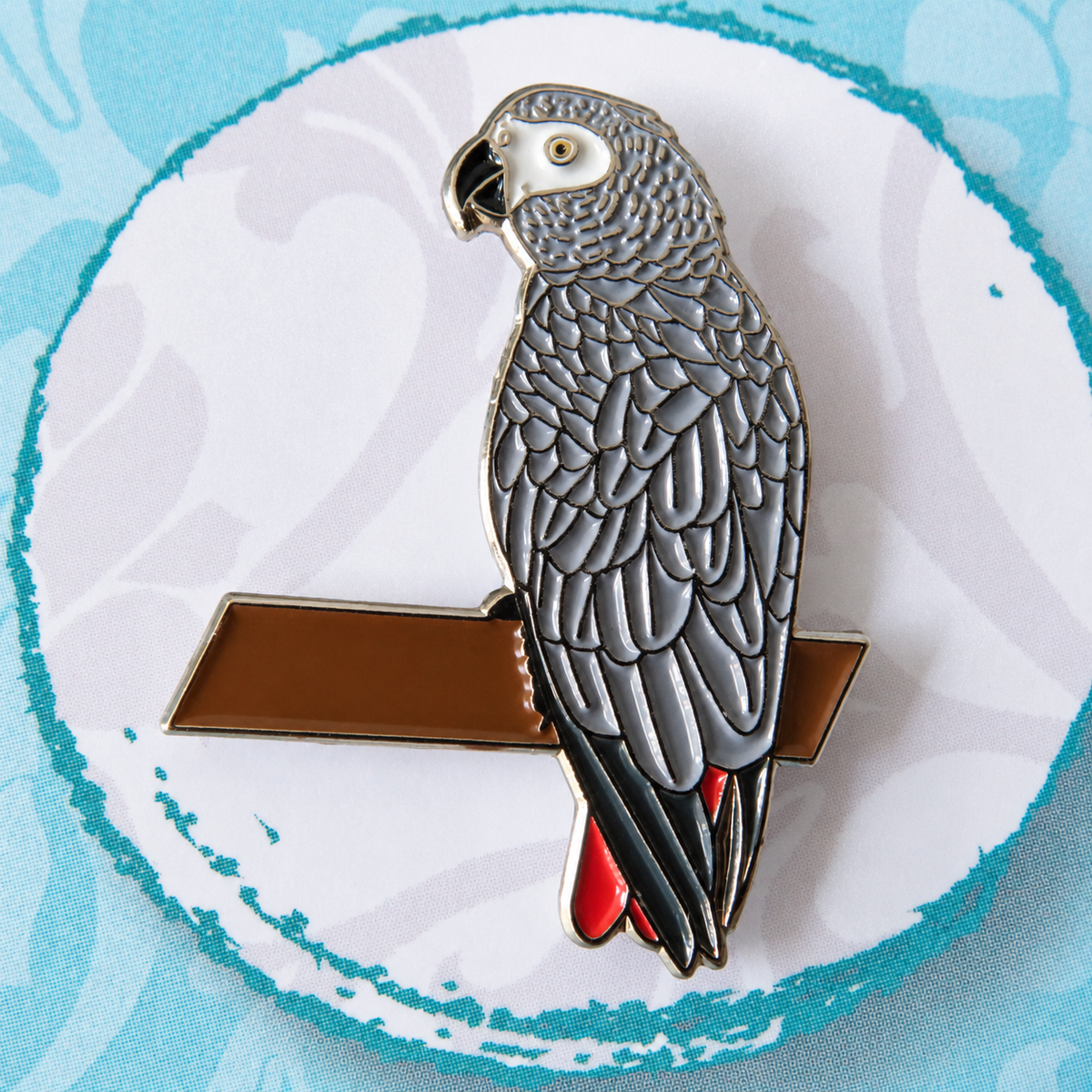 Grey Parrott Needleminder