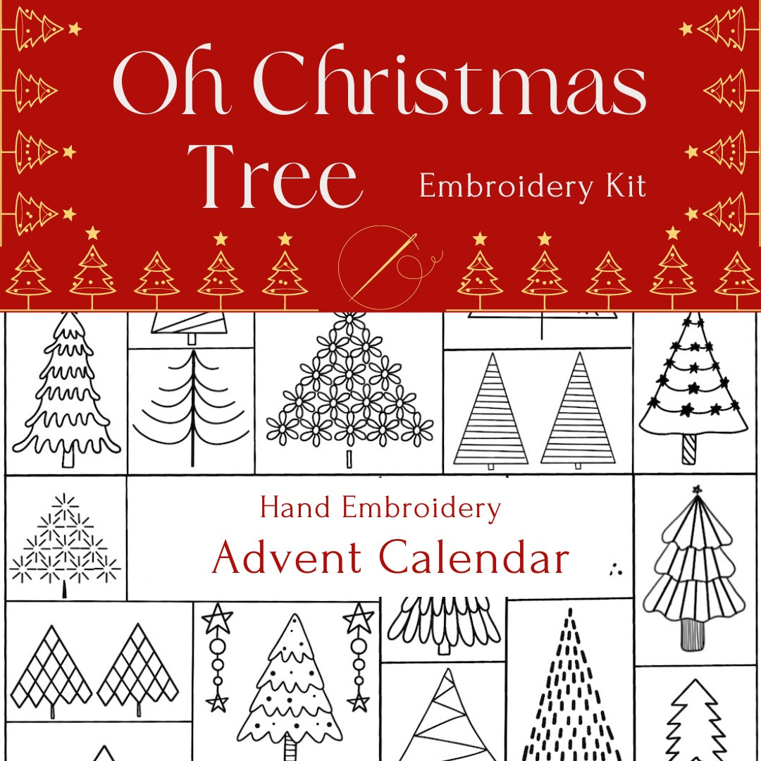 Oh Christmas Tree Advent 2024 Embroidery Kit