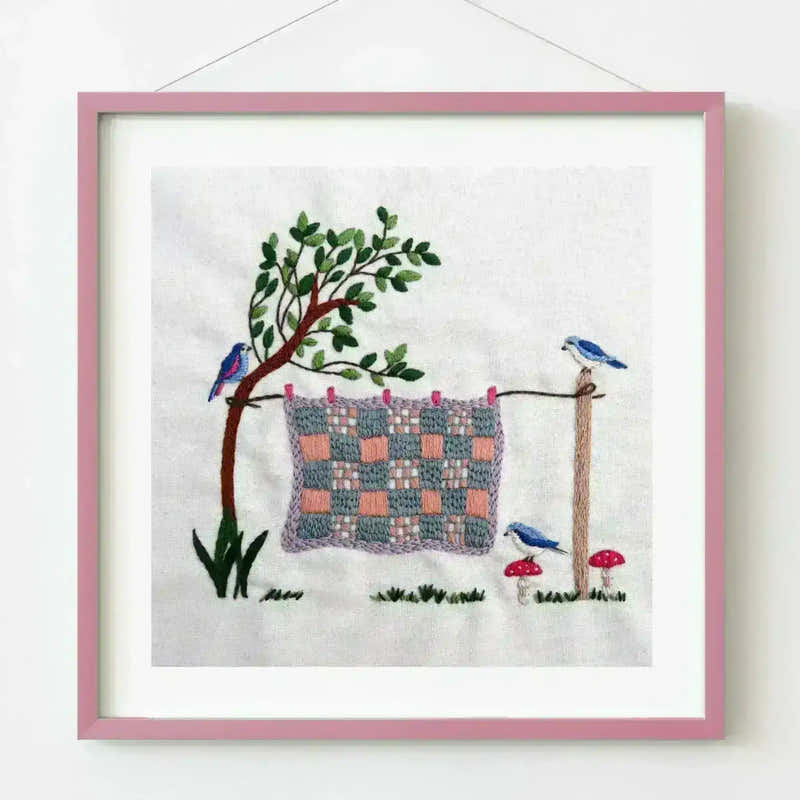 Cottage Garden Stitches Embroidery Designs 10/11/12 Embroidery Kit