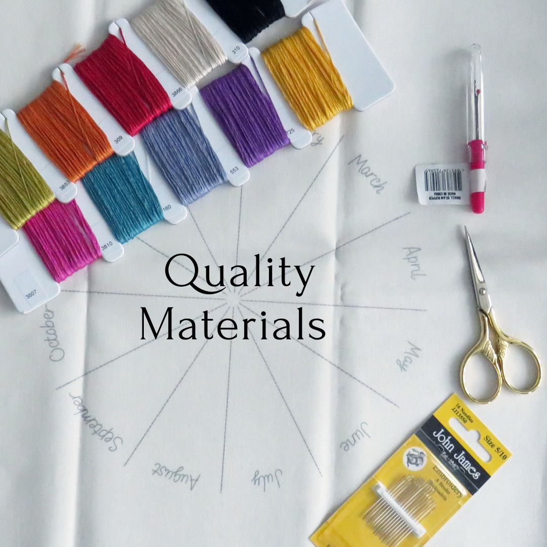 Embroidery Kit for Beginners Journal Complete Starter Kit