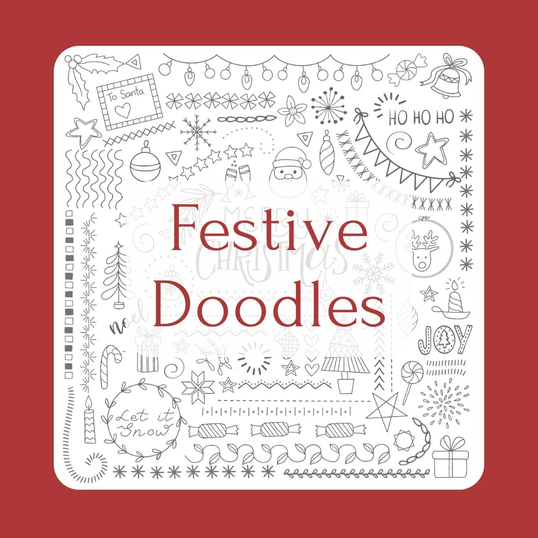 Festive Doodles Template