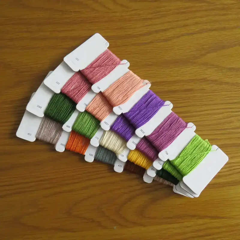 Floss thread cards