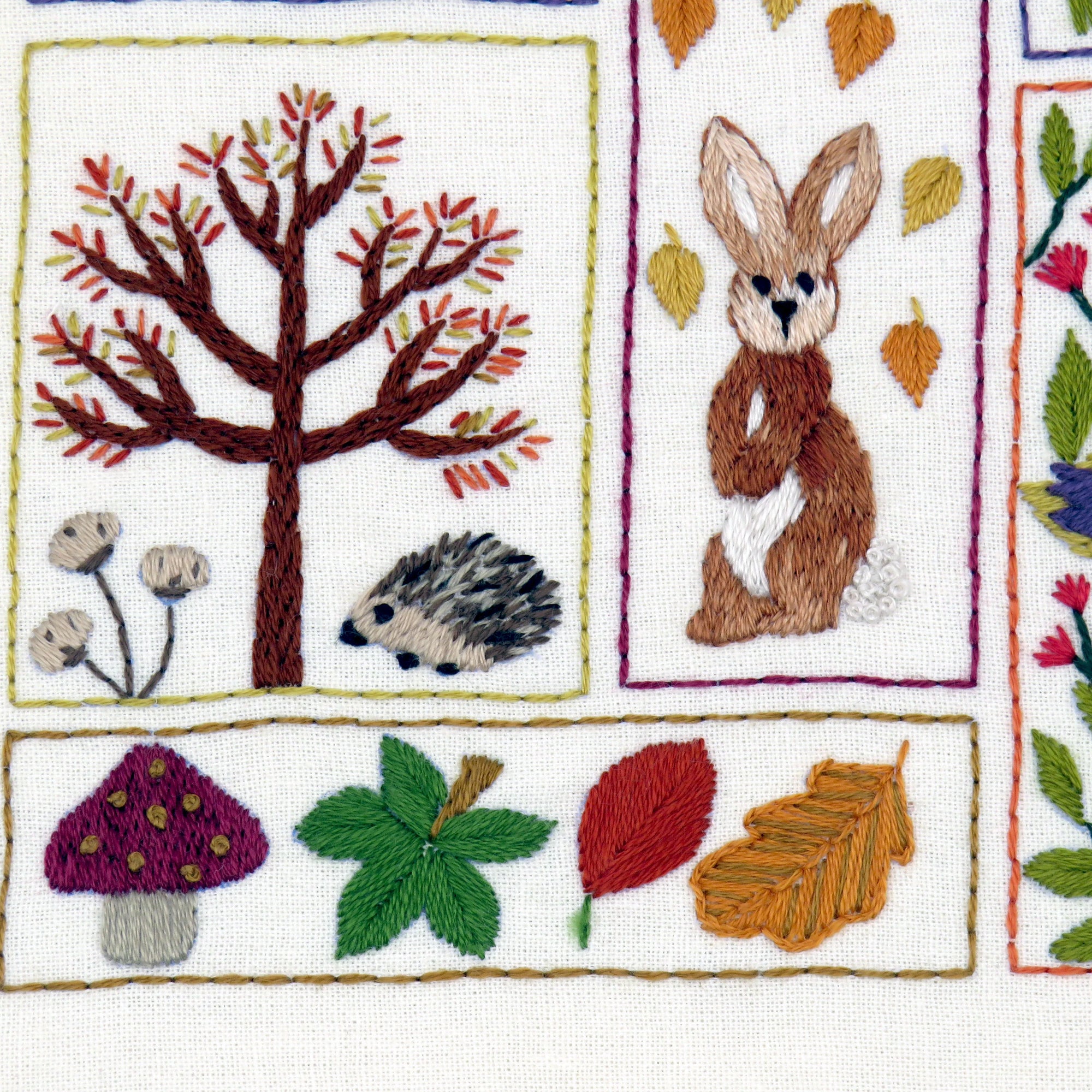 Autumn Splendour Hand Embroidery PDF Pattern
This Autumn Splendour Hand Embroidery Pattern design has been created to capture a real sense of Autumn both with the design elements as well as the colours used.&nbsp;

The Autumn Splendour Hand Embroidery Pattern finished size approx. 7.5 x 7.5inch square version.