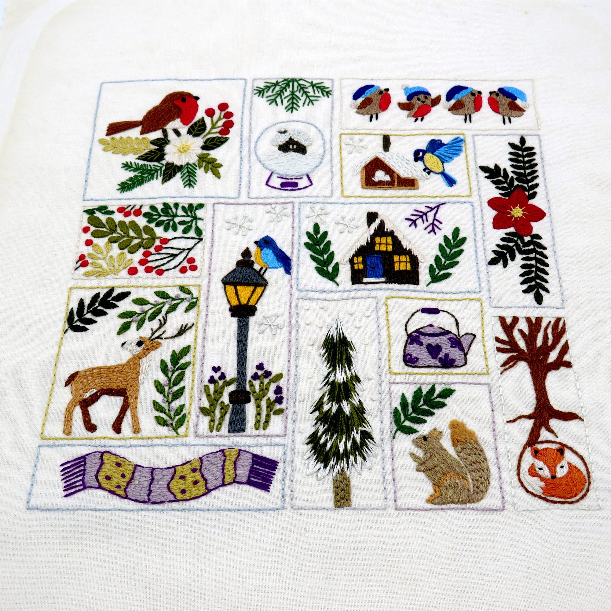 Winter Splendour Hand Embroidery PDF Pattern