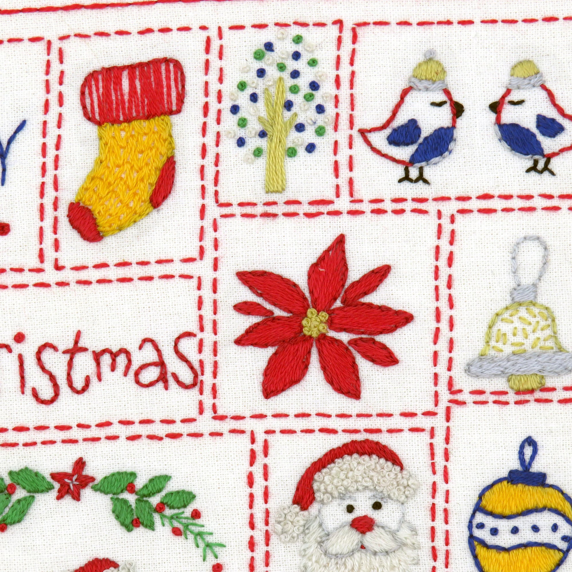 The Christmas Embroidered Advent Calendar Hand Embroidery Kit is the ideal solution, providing a charming and calming way to count down to the big day. Designed for both beginner and experienced stitchers, this Christmas embroidery kit, advent calendar stitch&nbsp;lets you stitch a new Christmas pattern each day, transforming the countdown into a creative ritual that enhances the festive atmosphere at home.