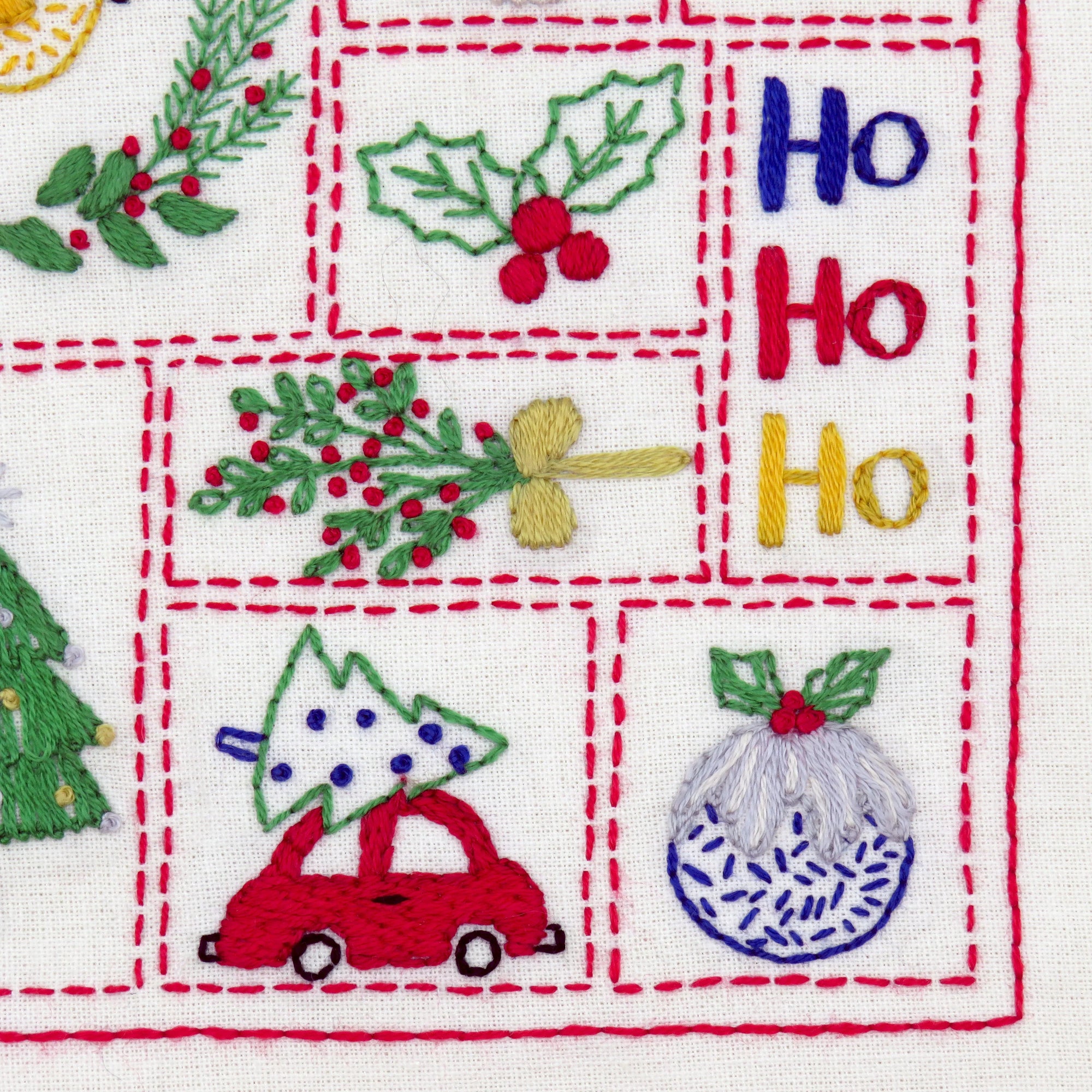 The Christmas Embroidered Advent Calendar Hand Embroidery Kit is the ideal solution, providing a charming and calming way to count down to the big day. Designed for both beginner and experienced stitchers, this Christmas embroidery kit, advent calendar stitch&nbsp;lets you stitch a new Christmas pattern each day, transforming the countdown into a creative ritual that enhances the festive atmosphere at home.
