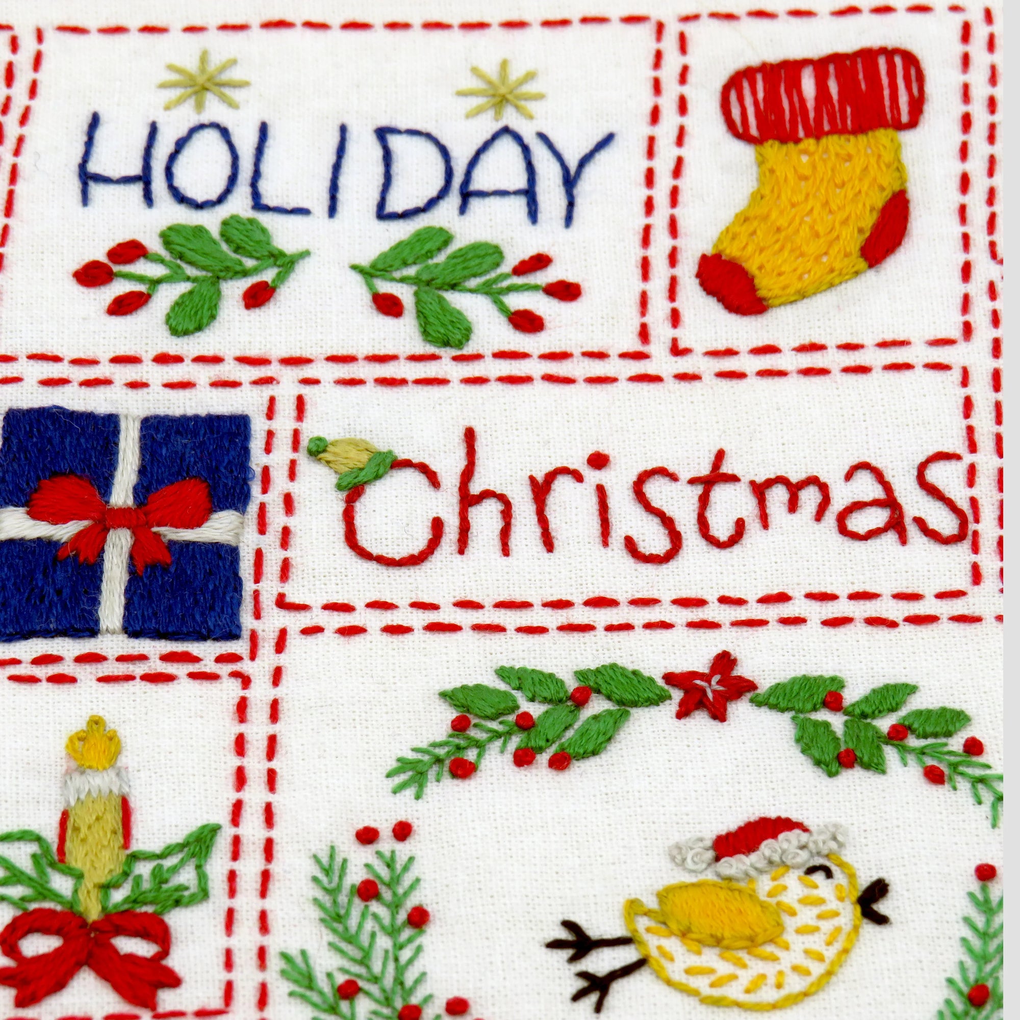 The Christmas Embroidered Advent Calendar Hand Embroidery Kit is the ideal solution, providing a charming and calming way to count down to the big day. Designed for both beginner and experienced stitchers, this Christmas embroidery kit, advent calendar stitch&nbsp;lets you stitch a new Christmas pattern each day, transforming the countdown into a creative ritual that enhances the festive atmosphere at home.