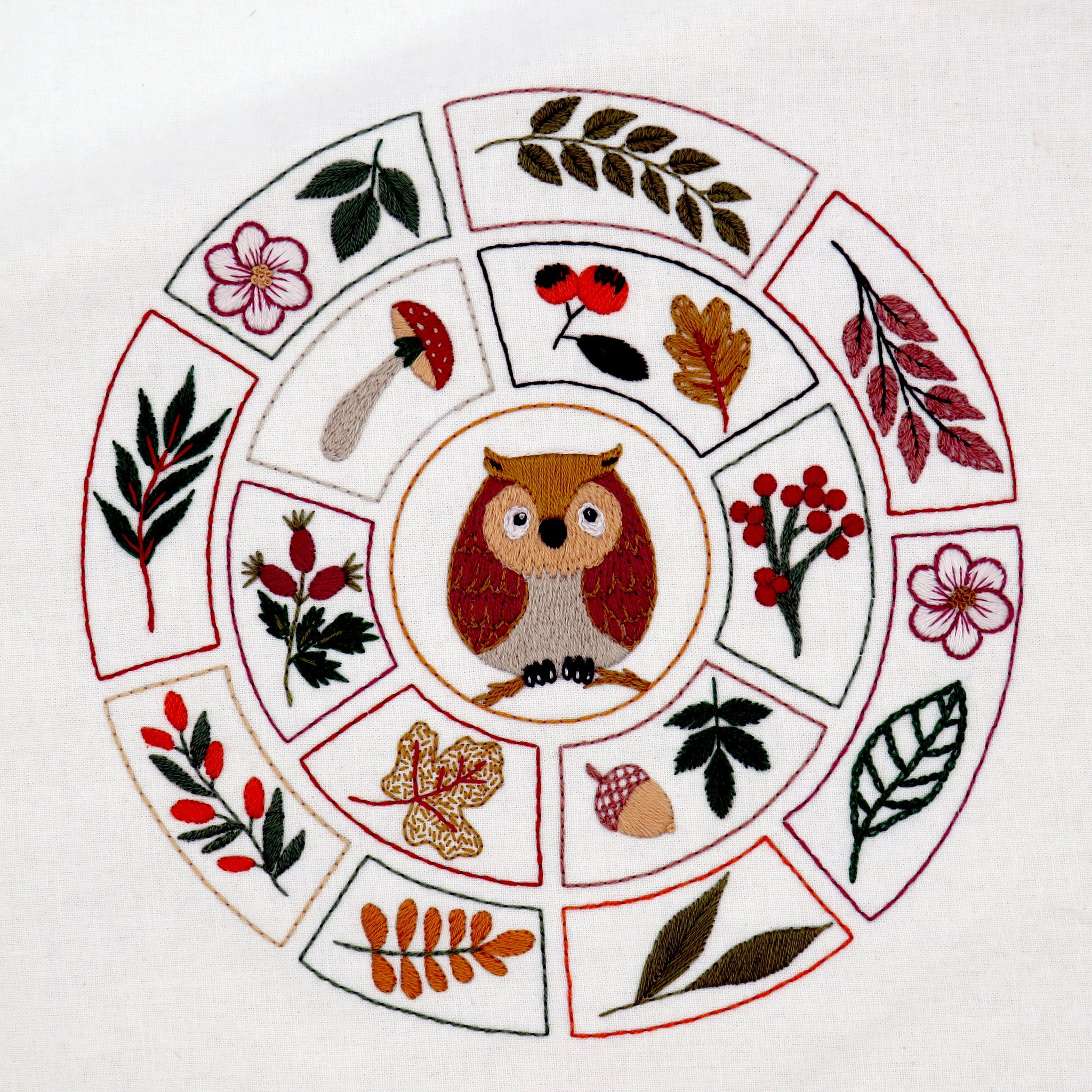 Owls Delight Design Embroidery PDF Beginners Pattern