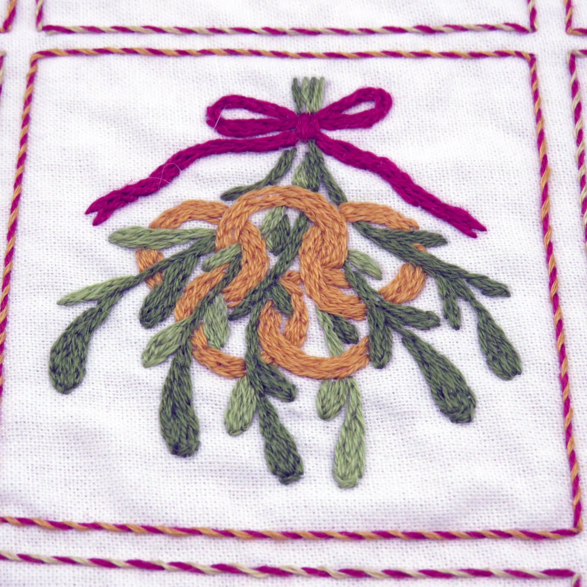 12 days of christmas hand embroidery design