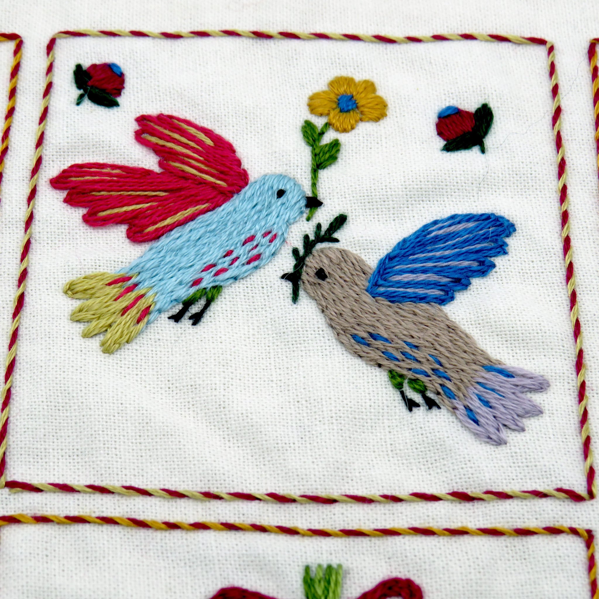 12 days of christmas hand embroidery design