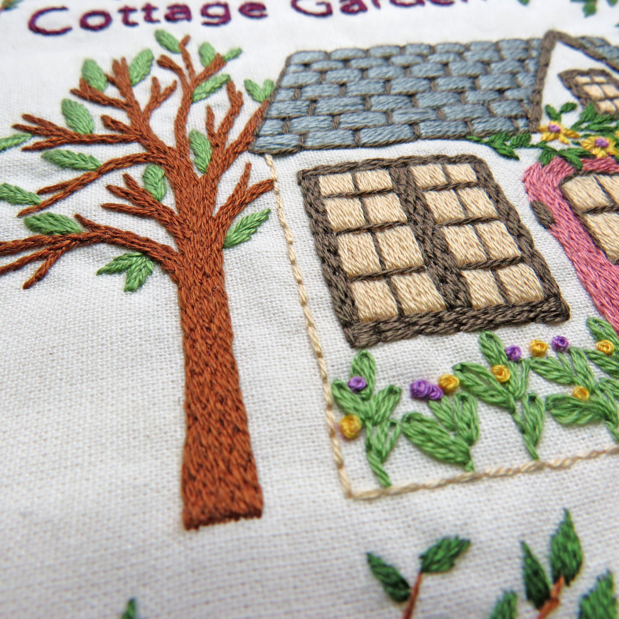 hand embroidery garden
