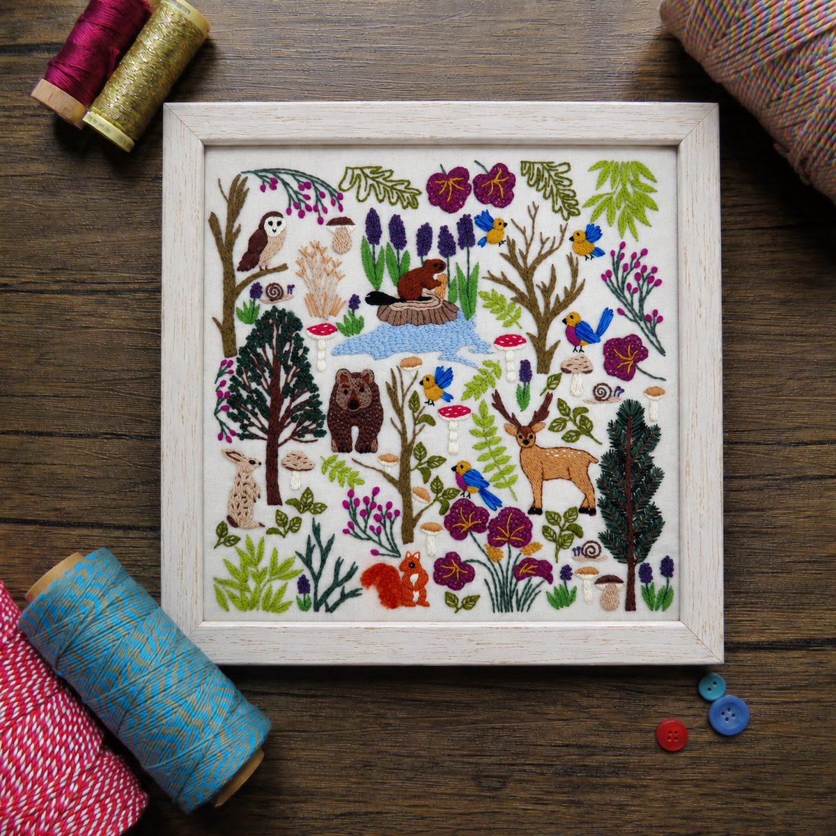 Into the Forest Modern Hand Embroider