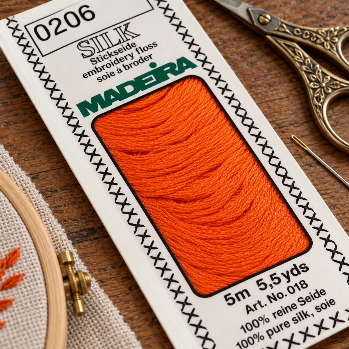 Madeira Silk 6 Strand Floss 5m Col. 0206