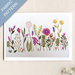Floral pattern on fabric with 'Fabric Pattern' label