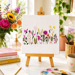 meadow flowers hand embroidery pattern