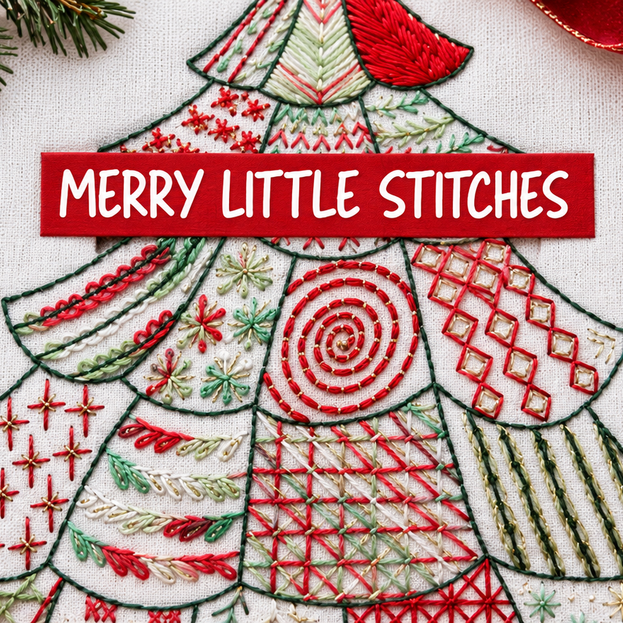 christmas hand embroidery