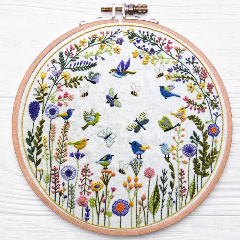 Pollinator Party Hand Embroidery Kit