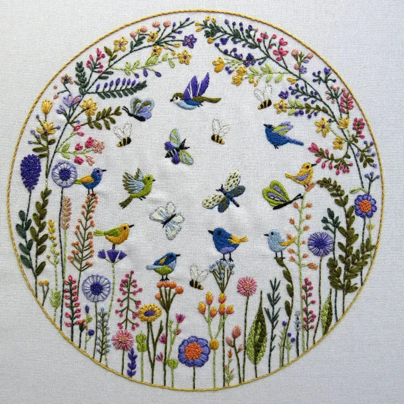 Pollinator Party Hand Embroidery