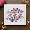 Spring Rabbits Embroidery Kit for Beginners