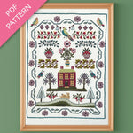 winterberry cottage hand embroidery design