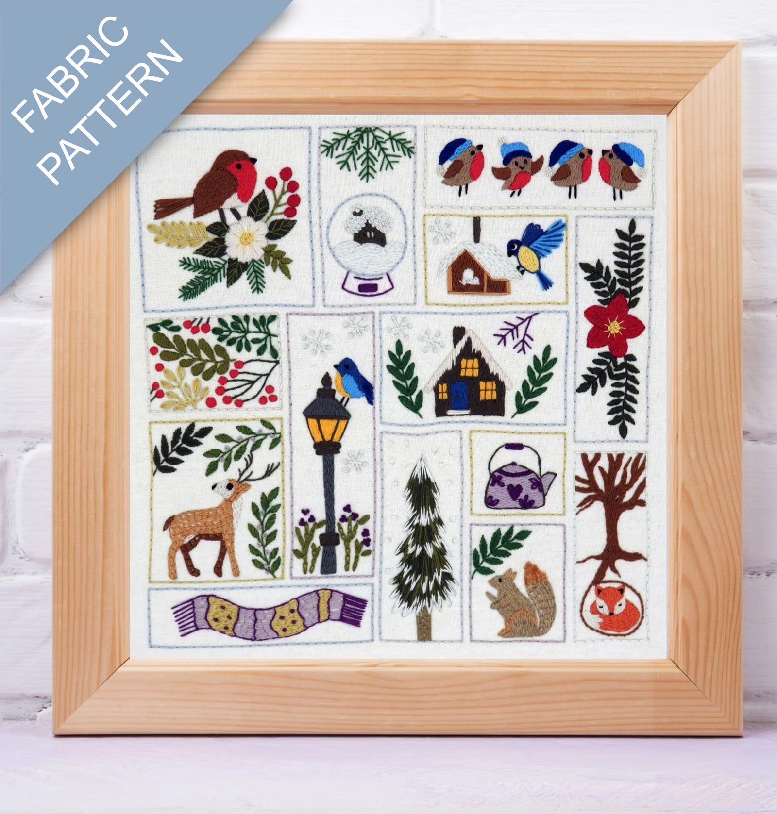 Winter Splendour  embroidery pattern