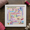 Happy Stitching Pre Printed Fabric Pattern ready for stitching
