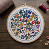 A Year Inspired by William Morris Embroidery Kit