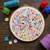 A Year of Doodles Pre Printed Fabric Pattern ready for stitching